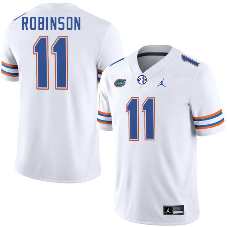 Demarcus Robinson Florida Jersey,Florida Gators #11 Demarcus Robinson Jersey Youth Uniforms-White